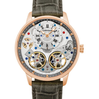 Thomas Earnshaw ES-8273-07 Brewster Double Barrel Automatik Herrenuhr 42mm*