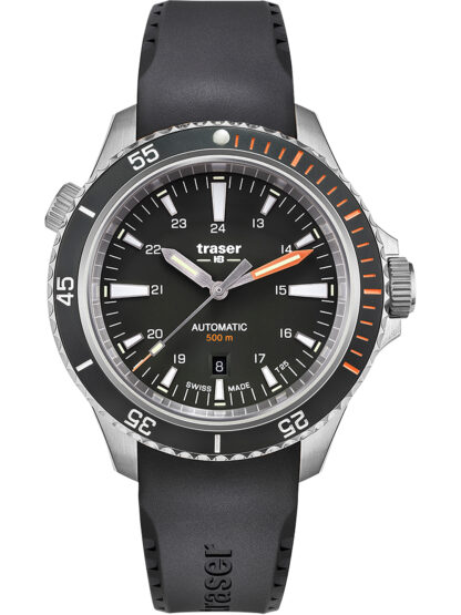 Traser H3 110322 P67 Diver Automatik Black Herrenuhr 46mm 50ATM*
