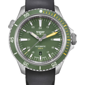 Traser H3 110326 P67 Diver Automatik Green Herrenuhr 46mm 50ATM*
