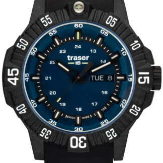 Traser H3 110725 P99 Q Tactical Blue Herrenuhr 46mm 20ATM*
