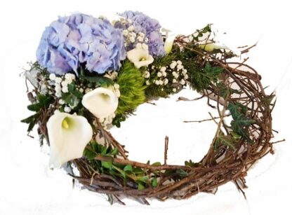 Trauerkranz mit Calla in weiß*