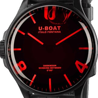 U-Boat 8466/D Darkmoon Red IPB Herrenuhr 44mm 5ATM*