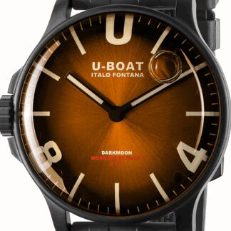 U-Boat 8699 Darkmoon Brown IPB Soleil Herrenuhr 44mm 5ATM*