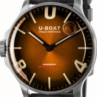 U-Boat 8703/B Darkmoon Brown SS Soleil Capsoil 44mm 5ATM*
