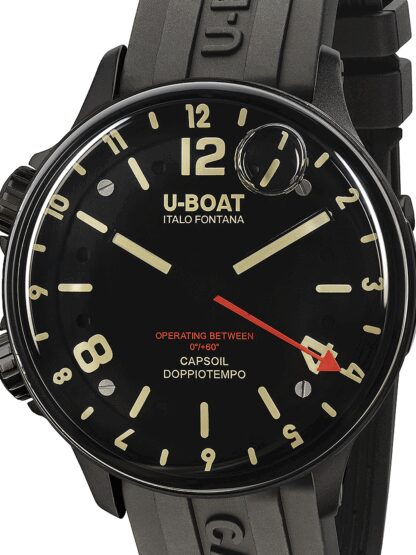 U-Boat 8770/A Capsoil Qs. Doppotempo DLC Herrenuhr 45mm 10ATM*