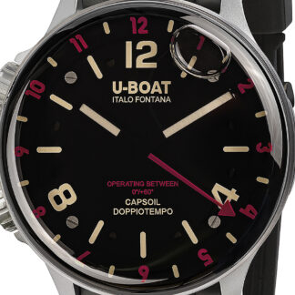 U-Boat 8839 Capsoil Doppiotempo SS GMT Herrenuhr 45mm 10ATM*