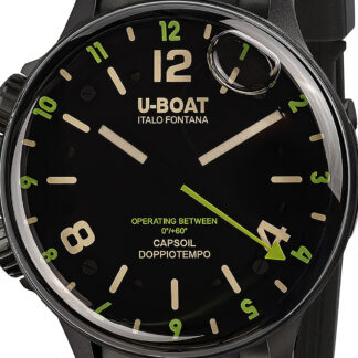 U-Boat 8840/B Capsoil Doppiotempo DLC GMT Herrenuhr 45mm 10ATM*