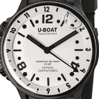 U-Boat 8889 Capsoil Doppiotempo DLC GMT Herrenuhr 45mm 10ATM*