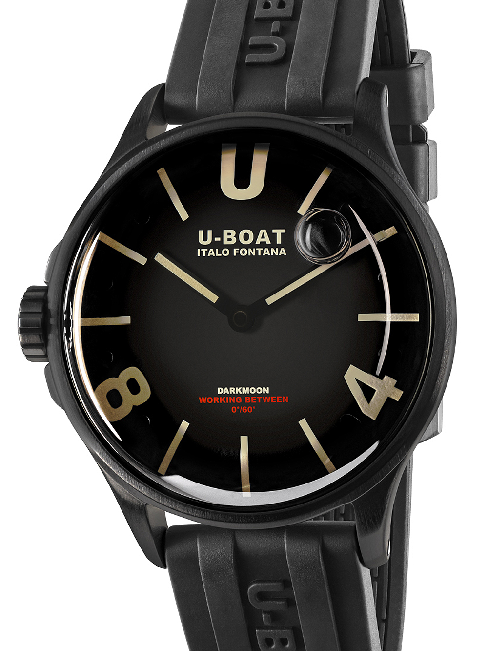 U-Boat 9019/B Darkmoon Capsoil IPB Herrenuhr 40mm 5ATM*