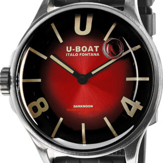 U-Boat 9500 Darkmoon Red SS Soleil Herrenuhr Capsoil 40mm 5ATM*