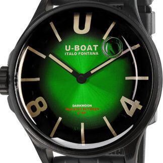 U-Boat 9503/A Darkmoon Green PVD Soleil Herrenuhr Capsoil 40mm 5ATM*