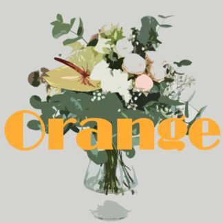 Überraschung Blumenstrauß in Orange*