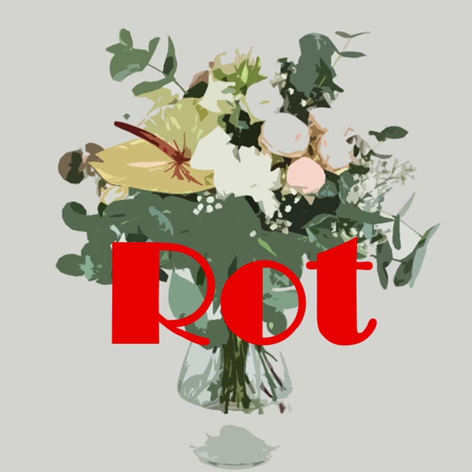 Überraschung Blumenstrauß in Rot*