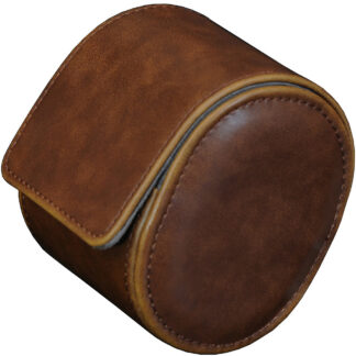 Uhren-Geschenkbox aus braunem Kunstleder RS-3621-1DBR*