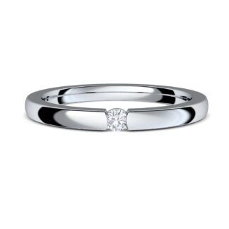 Verlobungsring Spannring Silber 925 Verlobungsringe mit Zirkonia Ring Silberring 925 Damenring Verlobung Heiratsantrag für Damen Frauen Freundin*