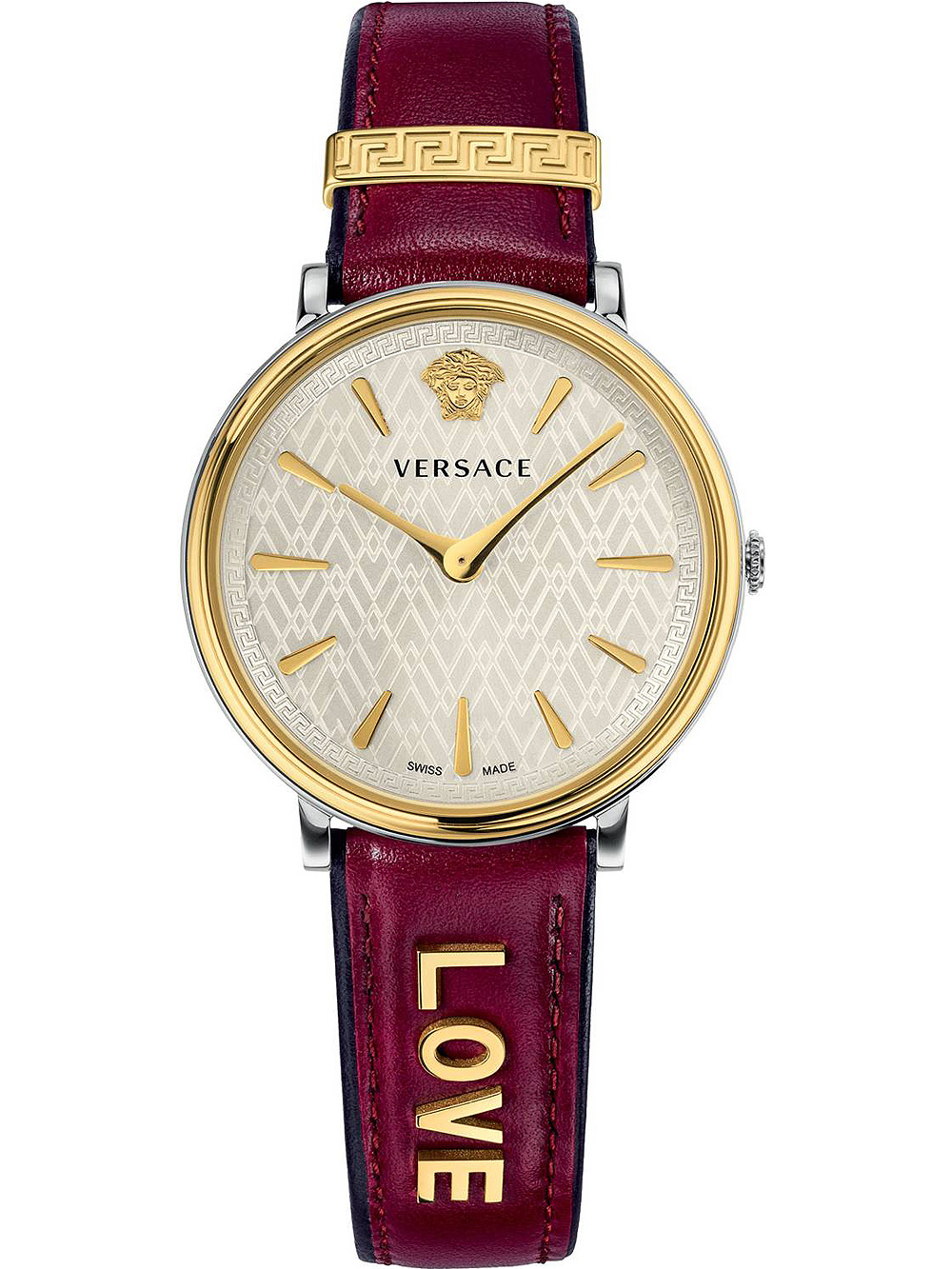 Versace VBP020017 V-Circle Damenuhr 38mm 5ATM*