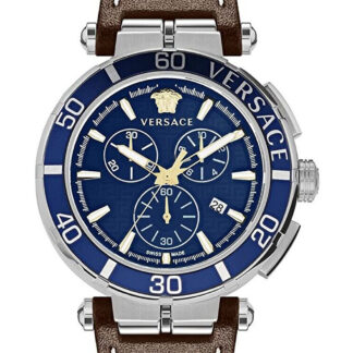 Versace VE3L00122 Greca Chronograph Herrenuhr 45mm 5ATM*