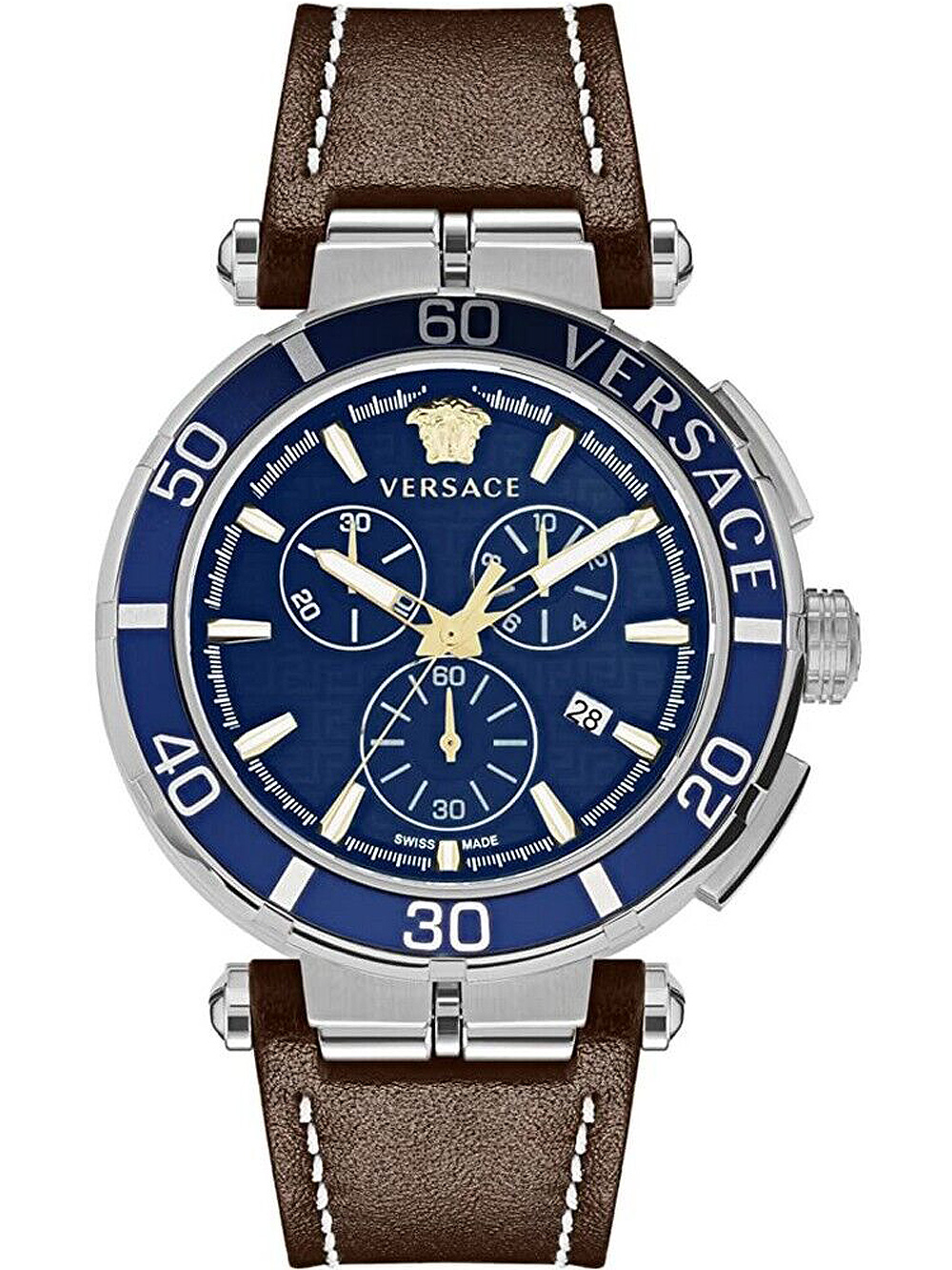 Versace VE3L00122 Greca Chronograph Herrenuhr 45mm 5ATM*