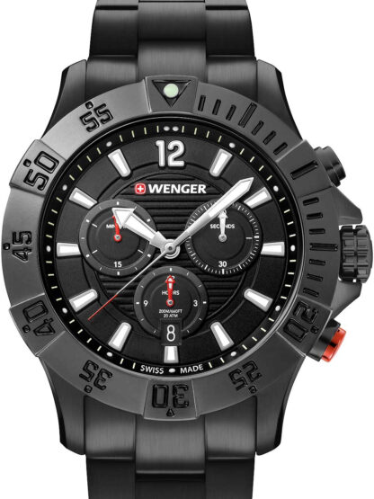 Wenger 01.0643.121 Seaforce Taucher-Chronograph Herrenuhr 43mm 20ATM*