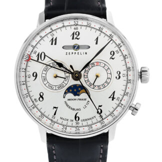 Zeppelin 7036-1 LZ 129 Hindenburg Mondphase Herrenuhr 40mm 3ATM*