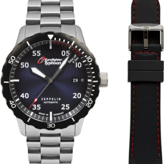 Zeppelin 7268M-3-Set Eurofighter Typhoon Automatik Herrenuhr 43mm 20ATM*