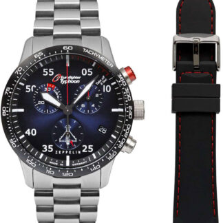 Zeppelin 7298M-3-Set Eurofighter Typhoon Quarz Herrenuhr 43mm 10ATM*