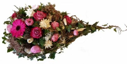 besondere Trauerblumen im modernen Trauergesteck*